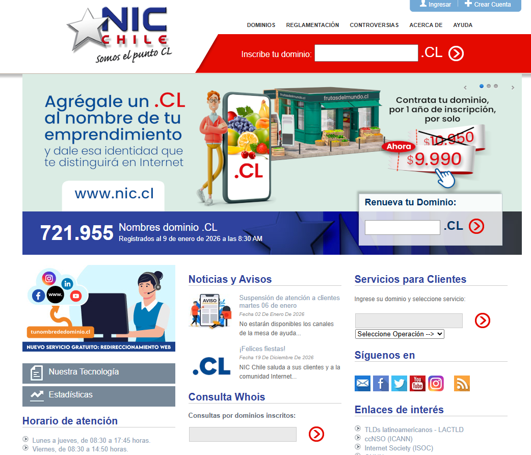 Nic Chile Home