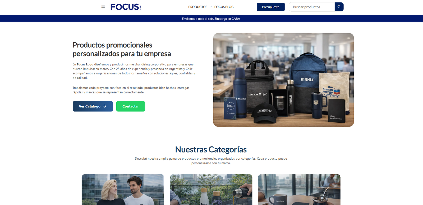 Home actual de Focus Logo