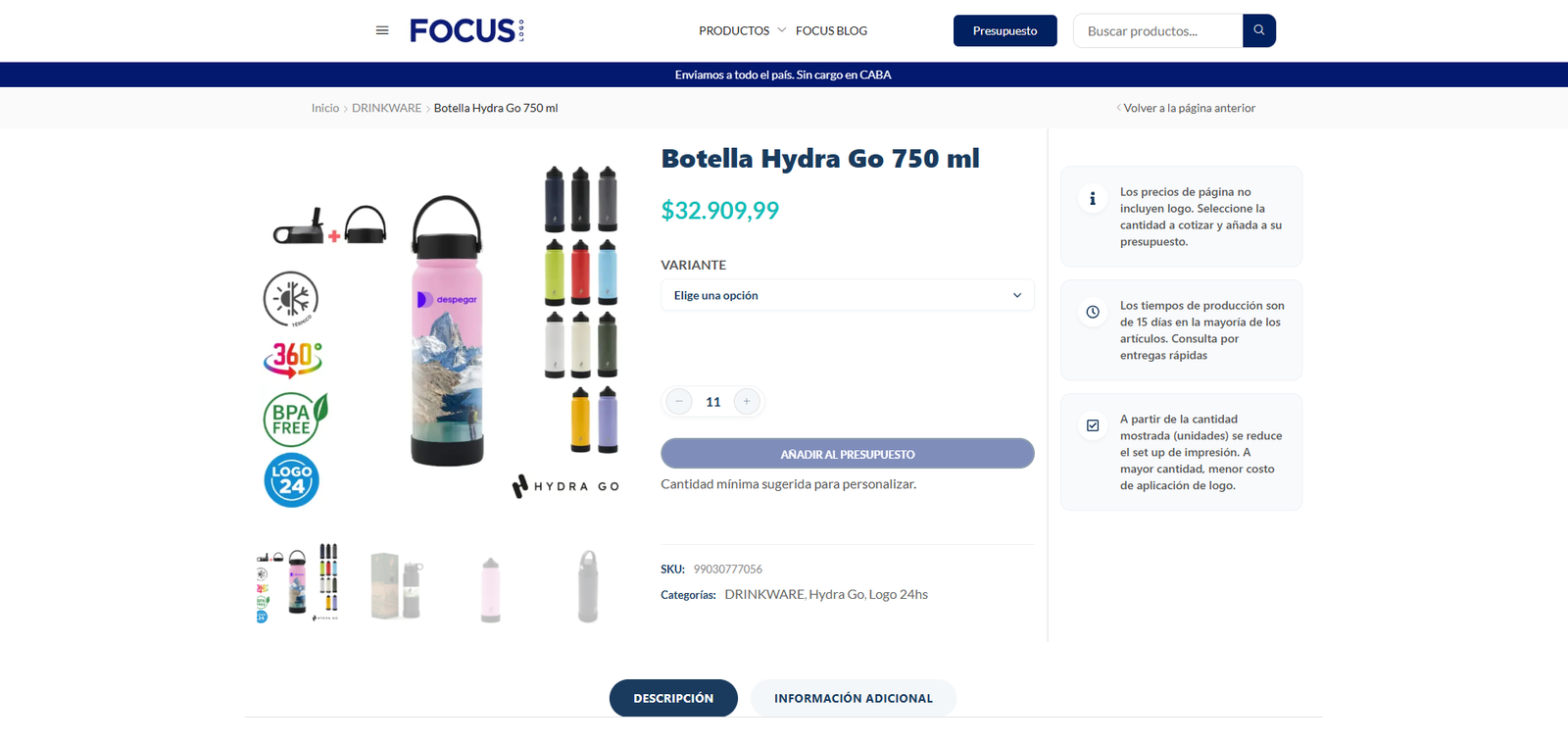 Cotizador o CRM propio de Focus Logo